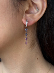 Sapphire Drop Earrings