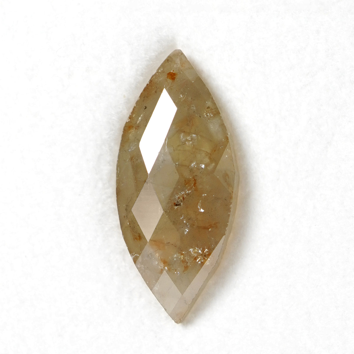 Grayish Green Yellow Salt & Pepper Diamond (3.01 cts)