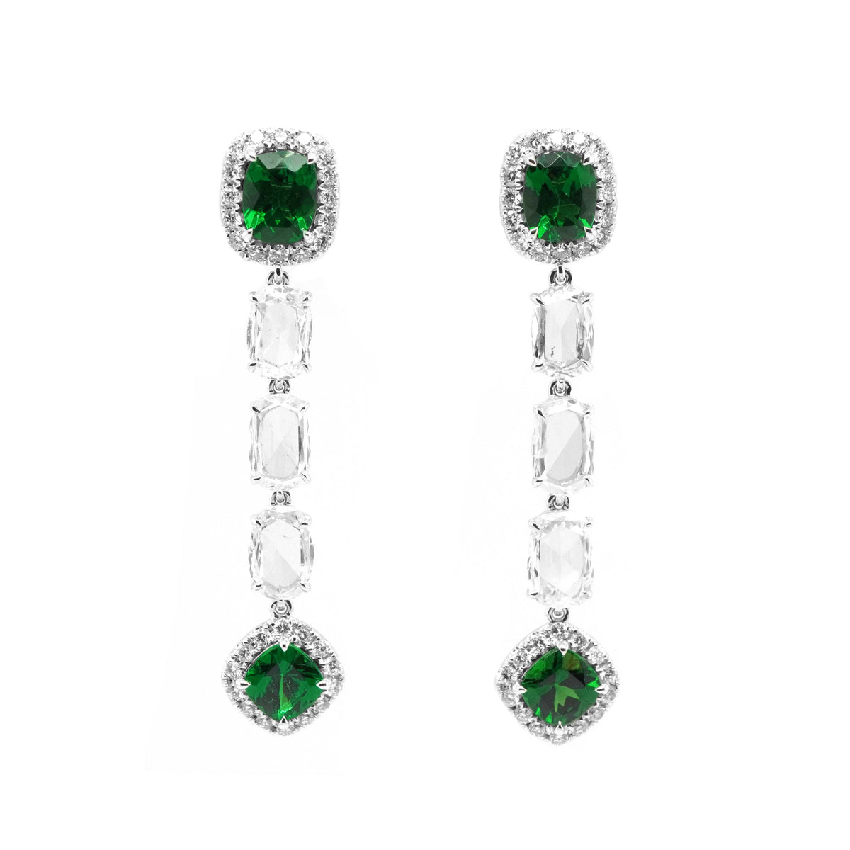 Tsavorite Drop Earrings