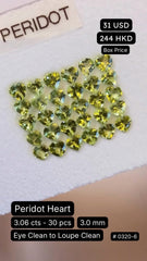 Peridot Heart Deal (3.06 cts)