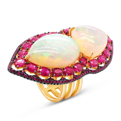 Ethiopian Opal Ring
