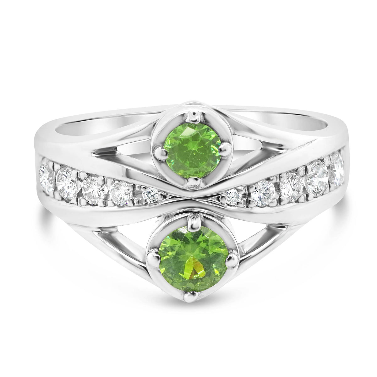 Demantoid Garnet Ring