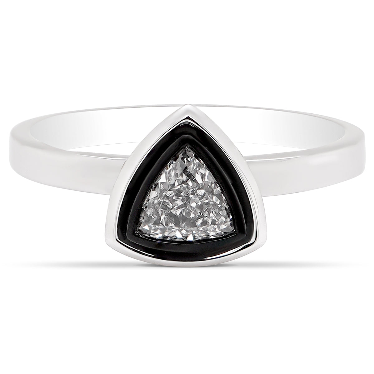 Trillion Diamond Ring
