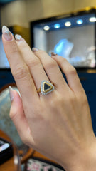 Semi-Raw Diamond Ring