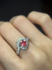 Padparadscha Sapphire Ring