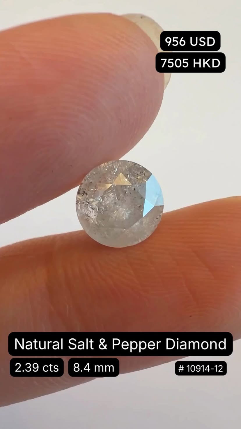 Natural Salt & Pepper Diamond Deal (2.39 cts)