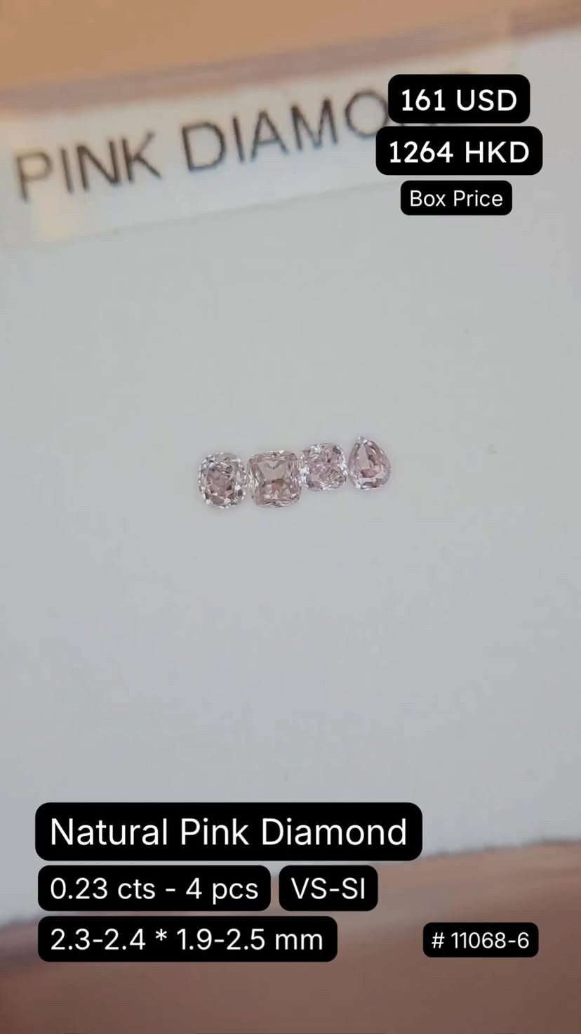 Natural Pink Diamond Deal (0.23 cts)