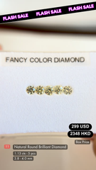 Natural Fancy Color Diamond Deal (1.13 cts)