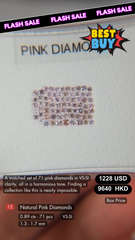 Natural Pink Diamond Deal (0.89 cts)