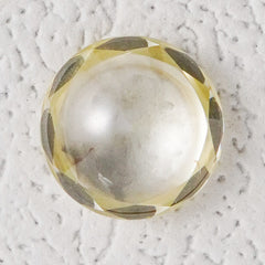 Natural Light Yellow Diamond Cabochon (1.36 cts)