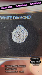 Natural White Diamond Deal (0.71 cts)