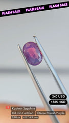 Kashmir Sapphire Deal (0.80 cts)