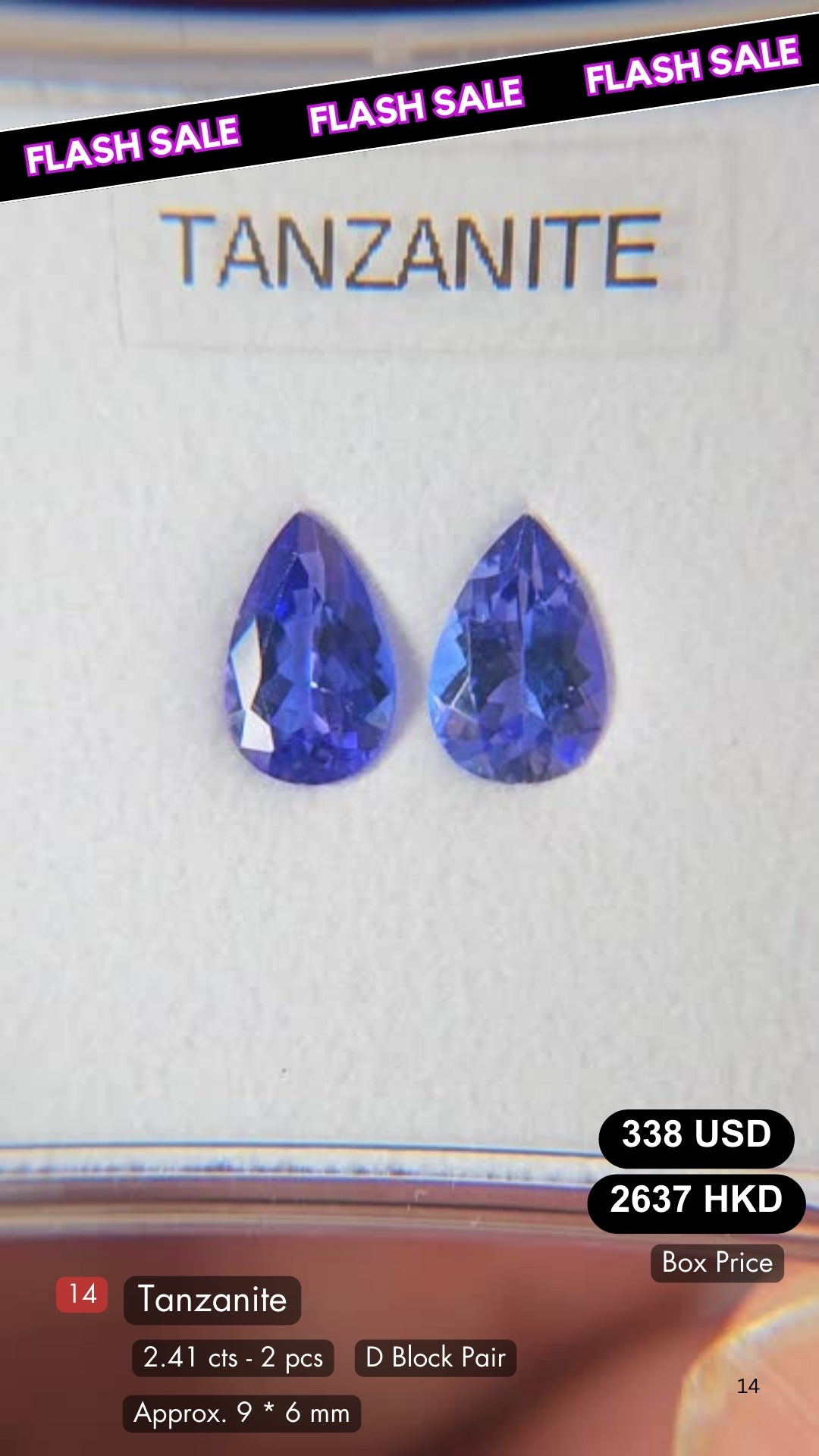 Tanzanite Deal (2.41 cts)