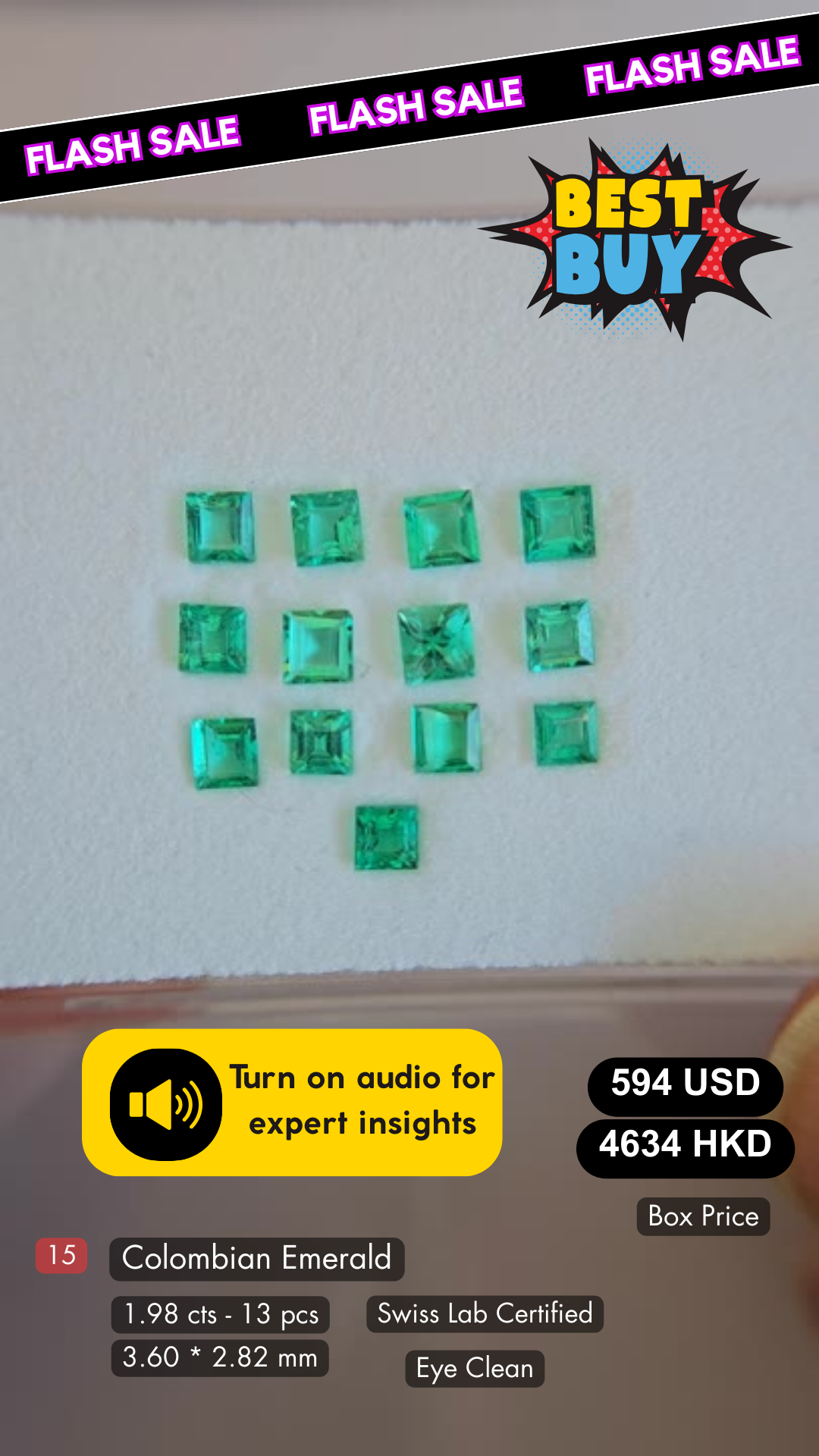 Colombian Emerald Deal (1.98 cts)