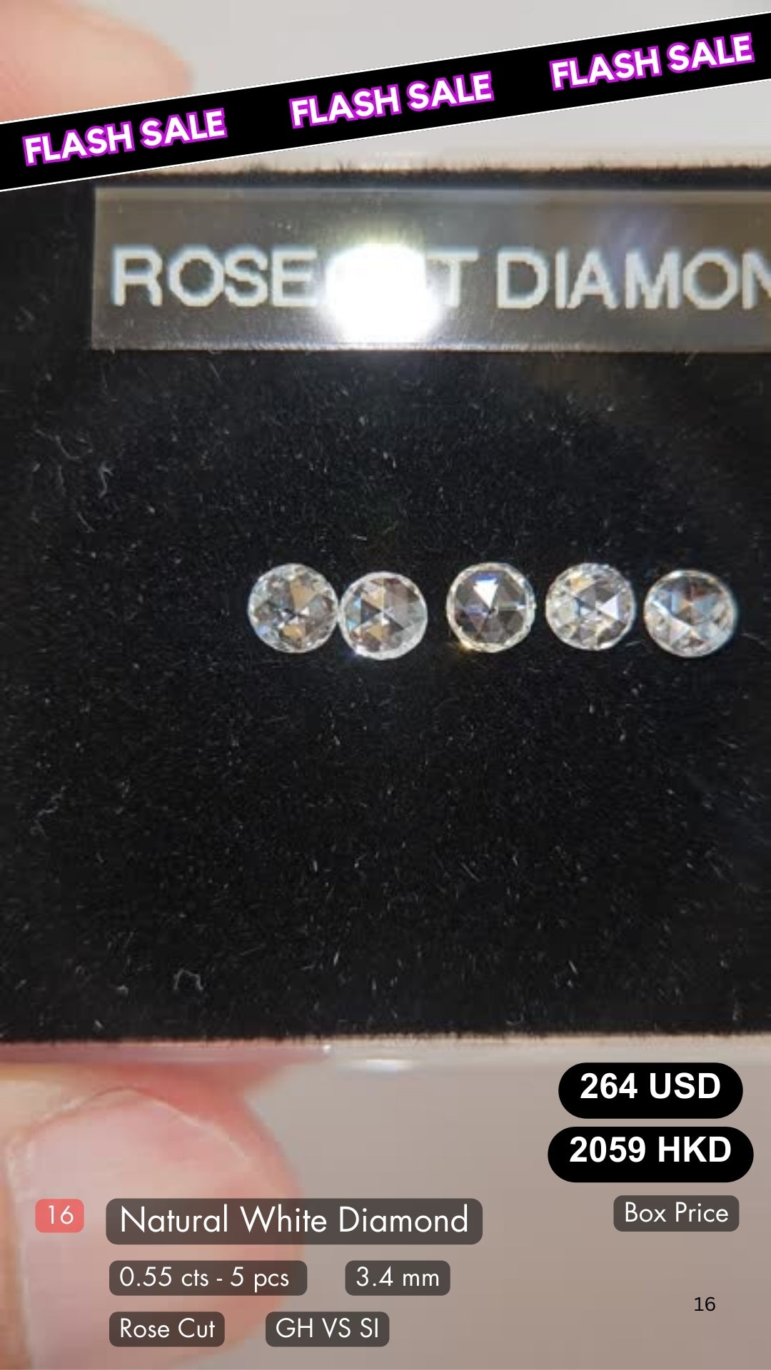 Natural White Diamond Deal (0.55 cts)