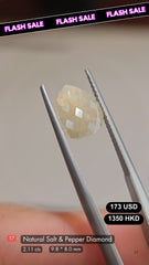Natural Salt & Peper Diamond Deal (2.11 cts)