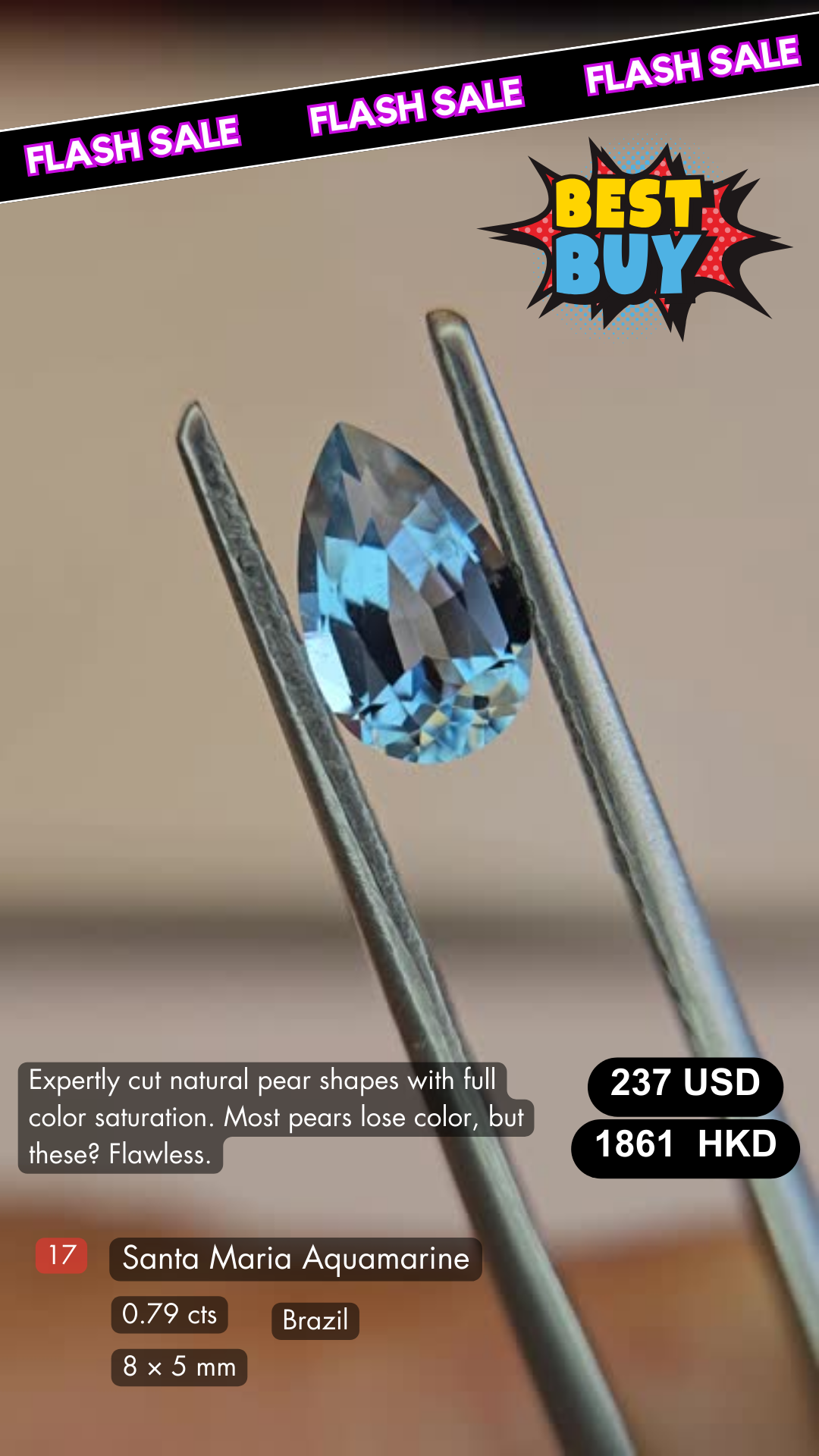 Santa Maria Aquamarine (0.79 cts)
