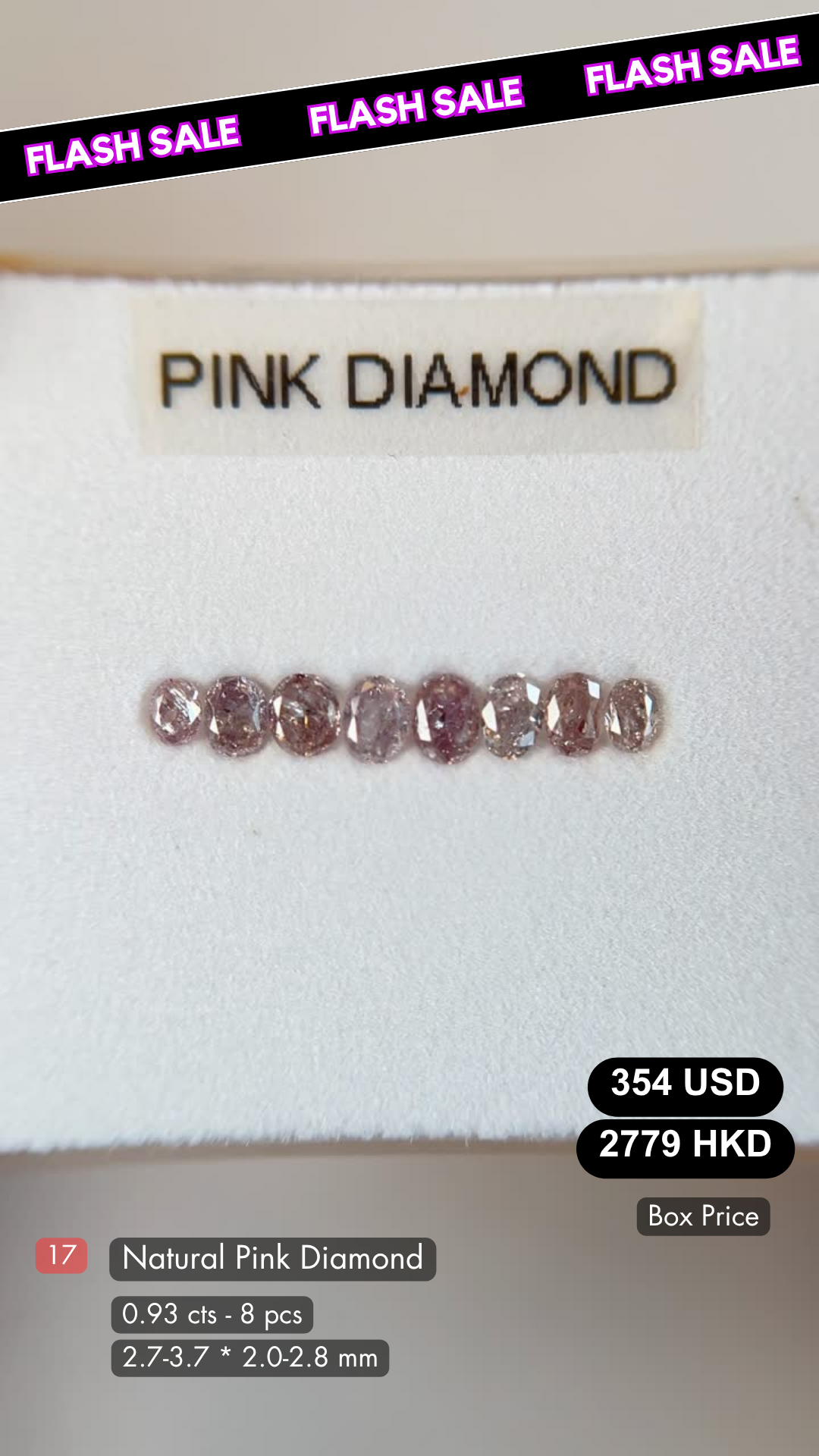 Natural Pink Diamond Deal (0.93 cts)