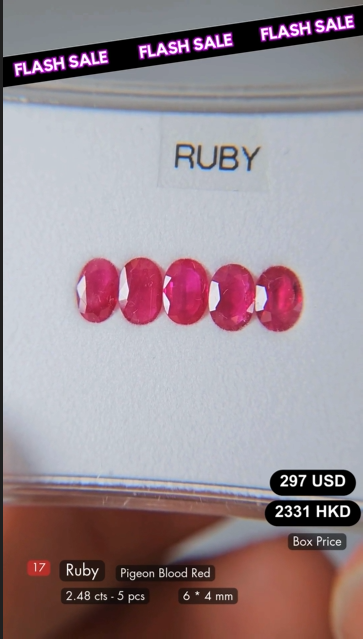 Pigeon Blood Ruby Deal (2.48 cts)