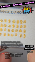 Natural Orange Diamond Deal (2.06 cts)