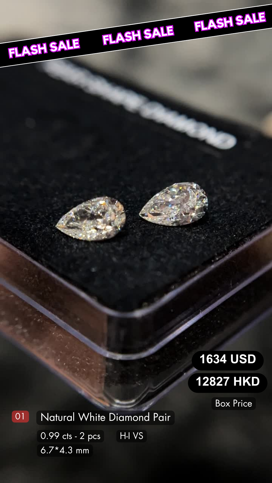 Natural White Diamond  Deal (0.99 cts)