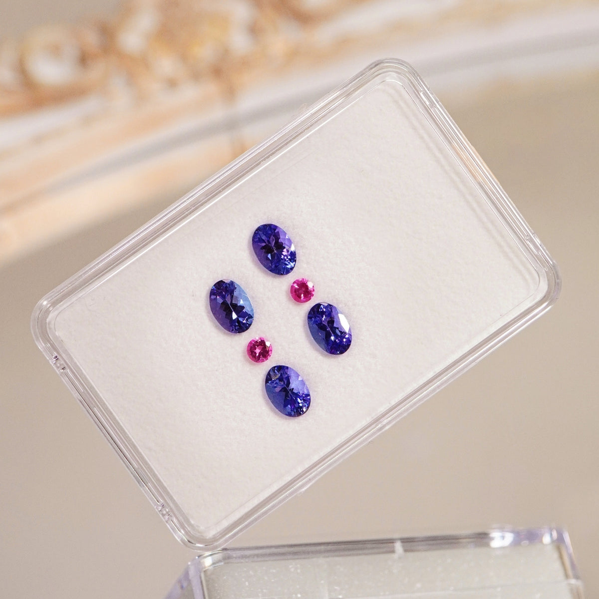 Tanzanite & Mahenge Spinel Curated Earring Set (2.88 cts)
