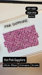 Hot Pink Sapphire Deal (4.01 cts)