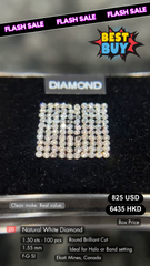 Natural White Diamond Deal (1.50 cts)