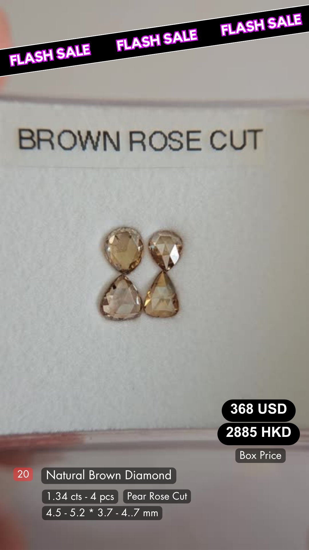 Natural Brown Diamond Deal (1.34 cts)