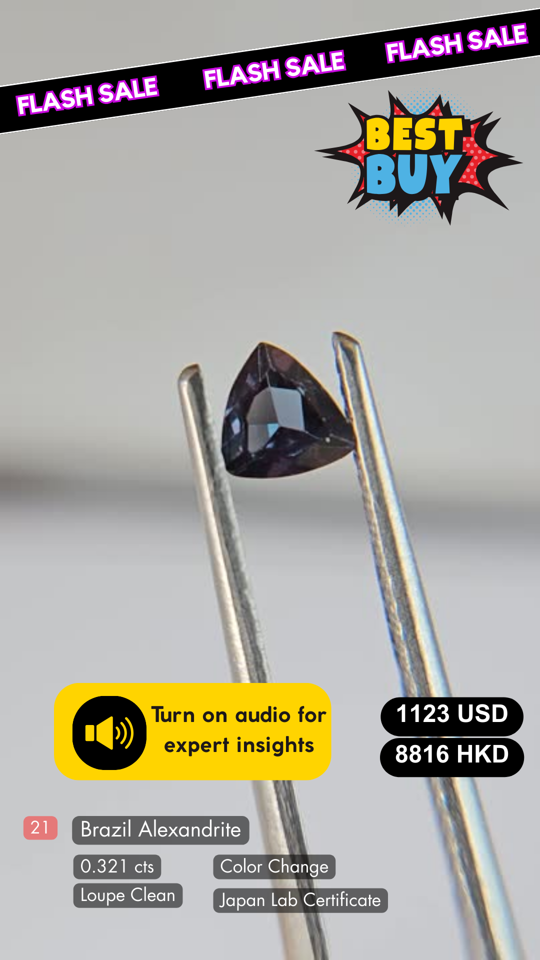 Brazil Alexandrite (0.321)