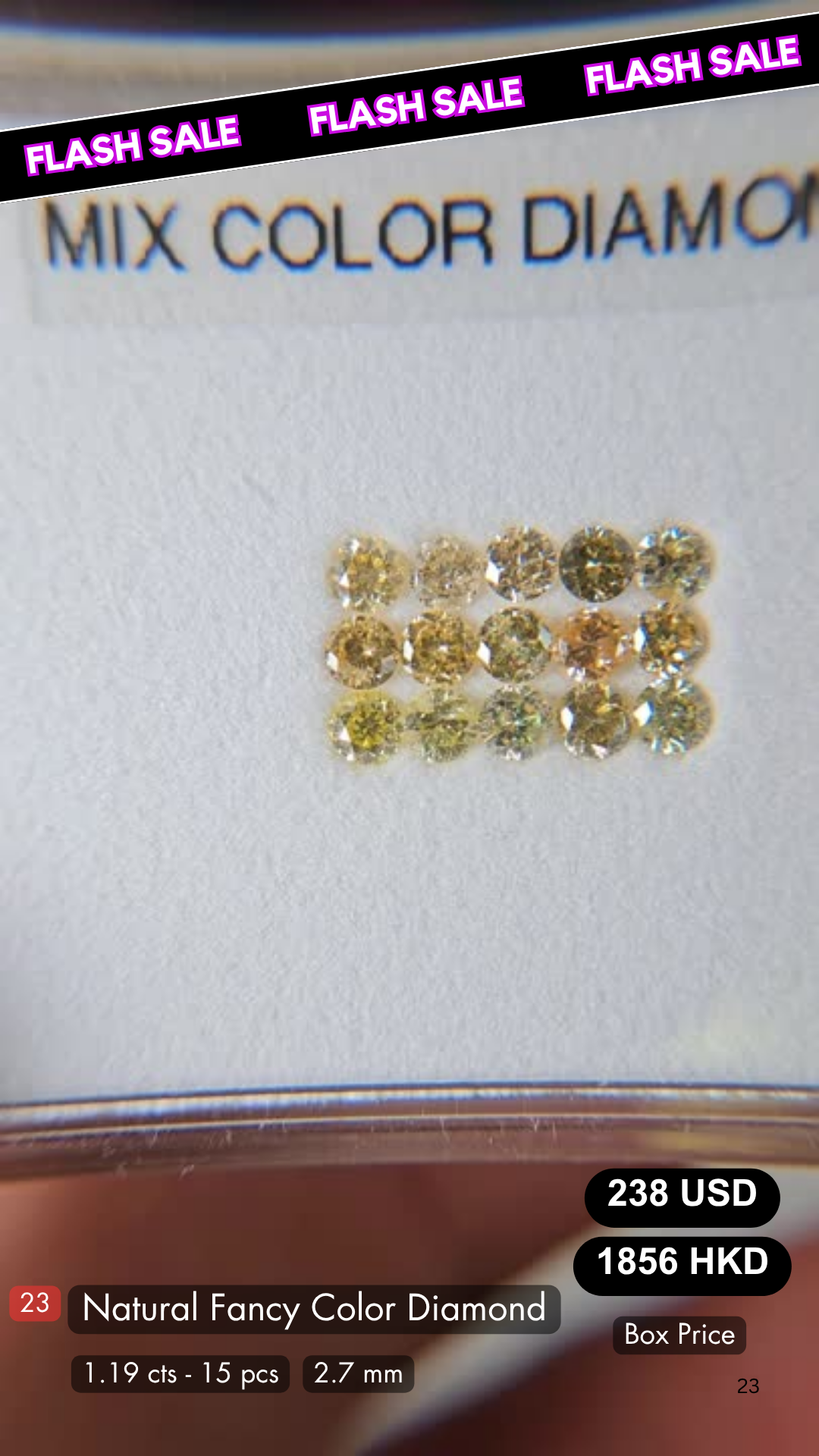 Natural Fancy Color Diamond Deal (1.19 cts)