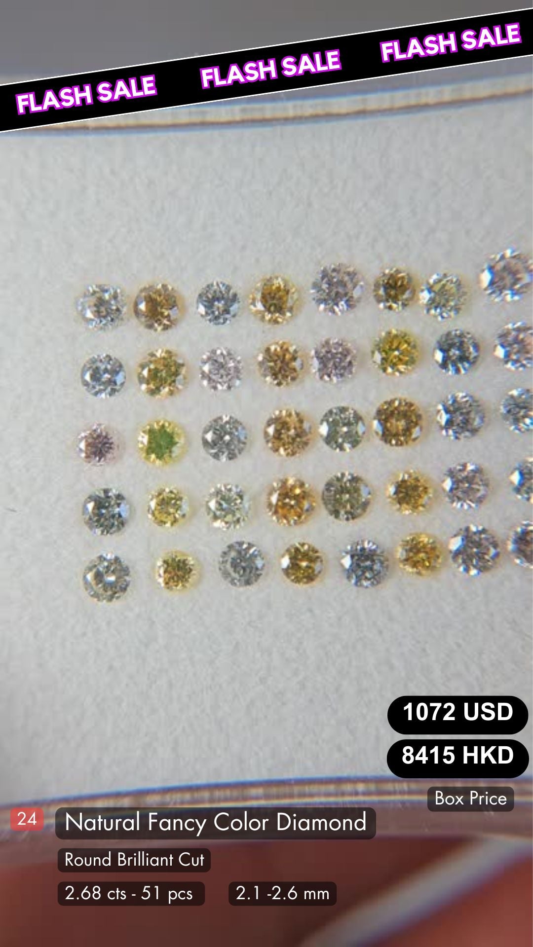 Natural Fancy Color Diamond Deal (2.68 cts)