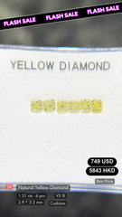 Natural Yellow Diamond Deal (1.31 cts)