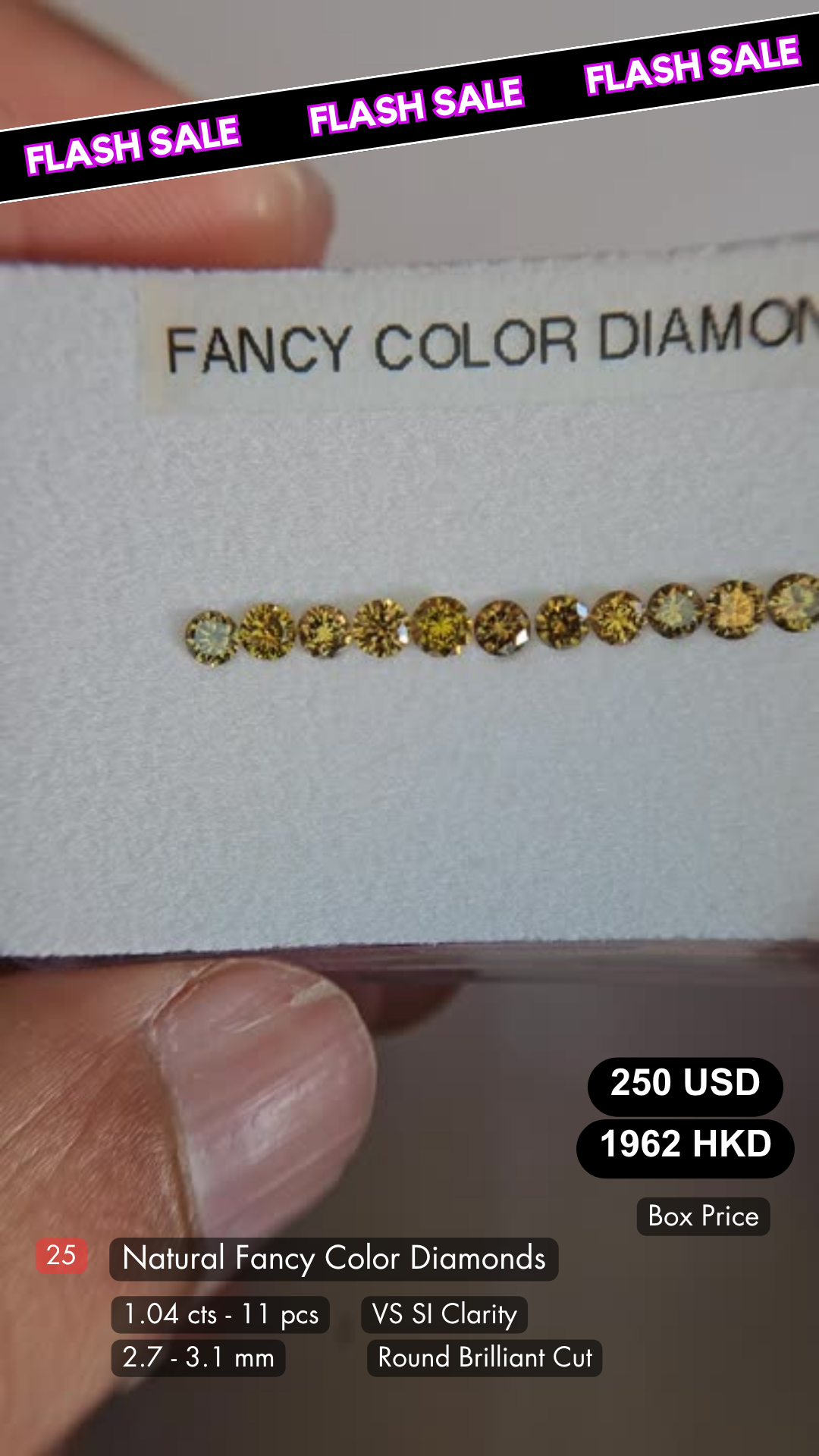 Natural Fancy Color Diamond Deal (1.04 cts )
