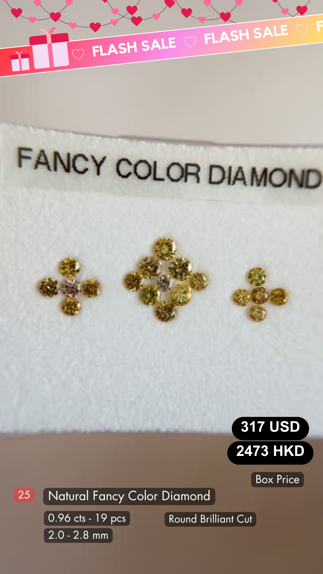 Natural Fancy Color Diamond Deal (0.96 cts)