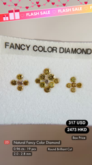 Natural Fancy Color Diamond Deal (0.96 cts)