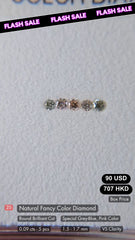 Natural Fancy color Diamond Deal (0.09 cts)