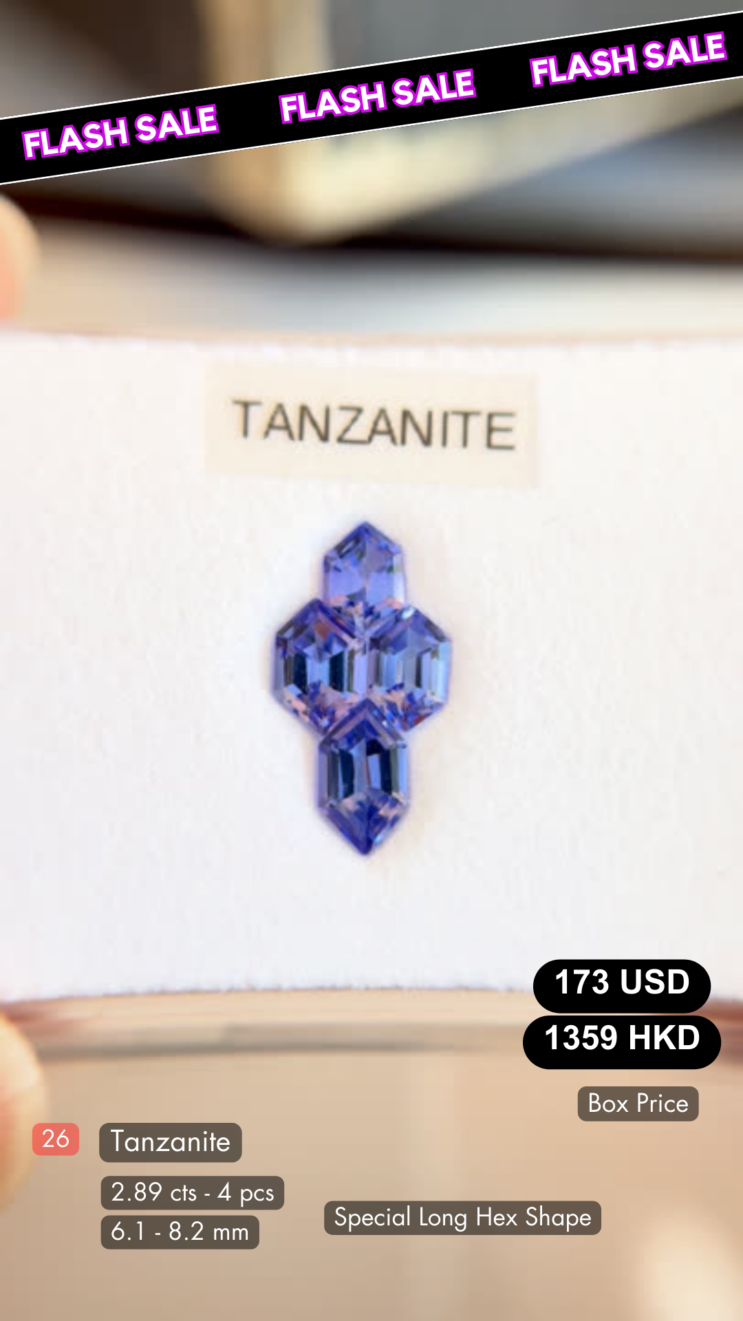 Tanzanite Deal (2.89 cts)