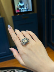 Heated Black Diamond Statement Ring