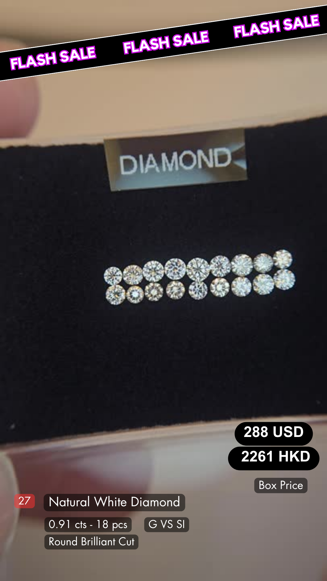 White Diamond Deal (0.91 cts)