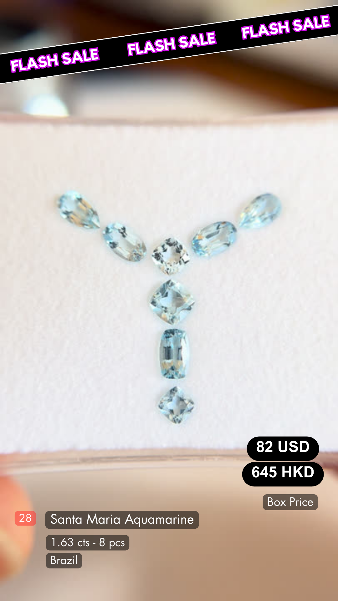 Santa Maria Aquamarine Deal (1.63 cts)