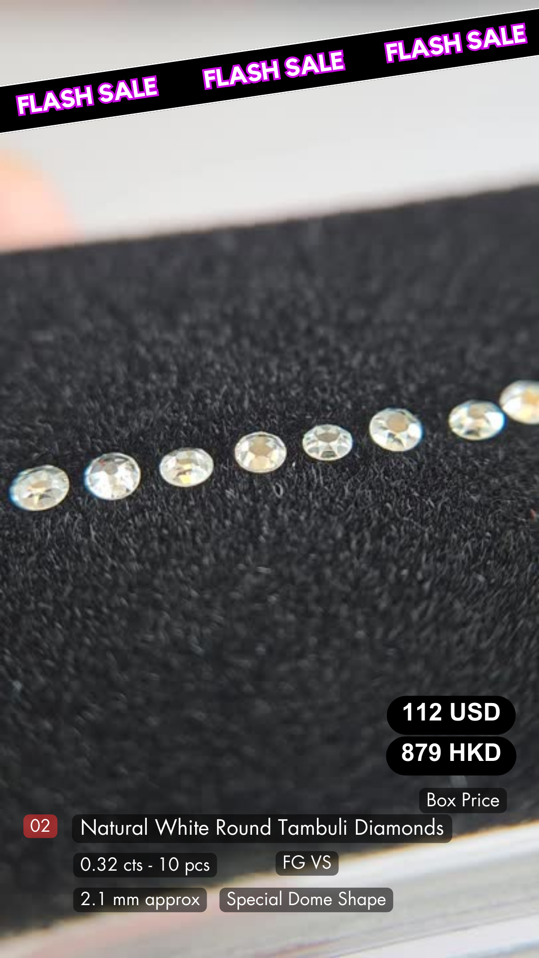 Natural White Round Tambuli Diamond Deal (0.32 cts)