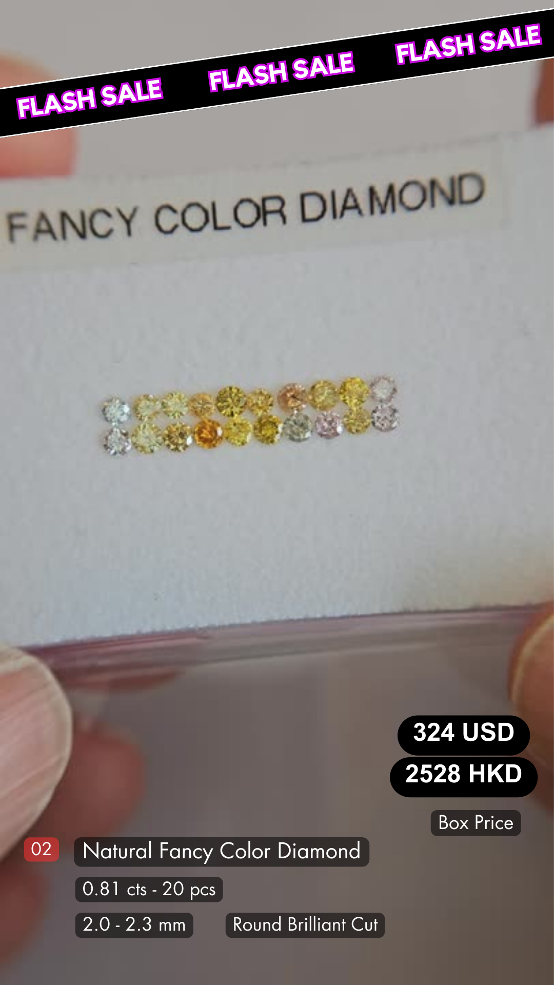 Natural Fancy Color Diamond Deal (0.81 cts)