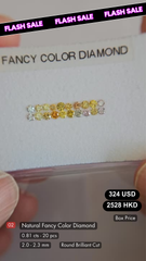 Natural Fancy Color Diamond Deal (0.81 cts)