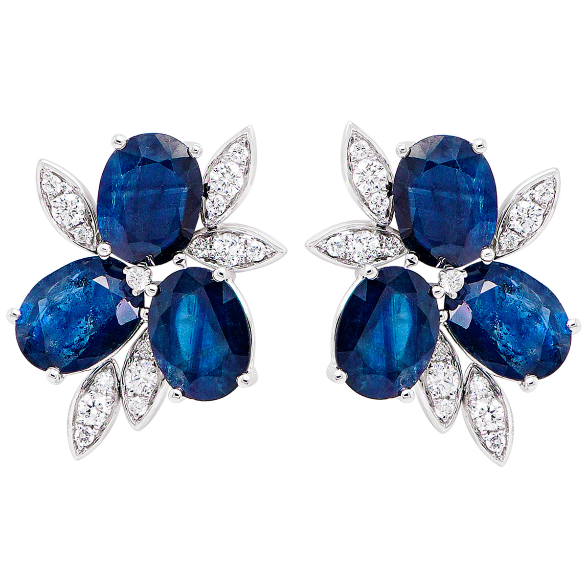 Blue Sapphire Earrings