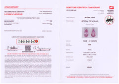Pink Imperial Topaz Pair (2.75 cts)