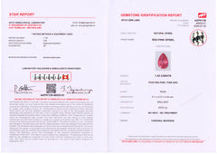Vivid Pink-Red Mahenge Spinel (1.42 cts)