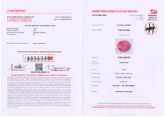 No Heat Vivid Pink Mahenge Spinel (4.09 cts)