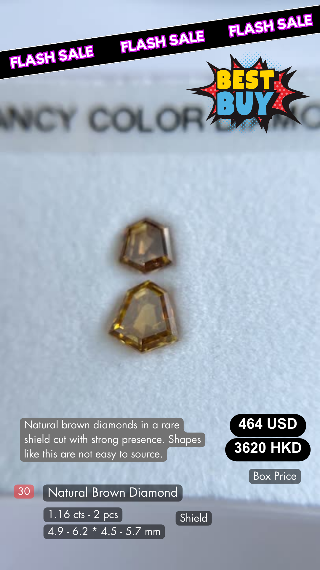 Natural Brown Diamond Deal (1.16 cts)