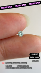 Natural Chameleon Diamond Deal (0.18 cts)